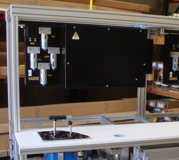 Component Testing Bench - Console, controls and power equipment fitted